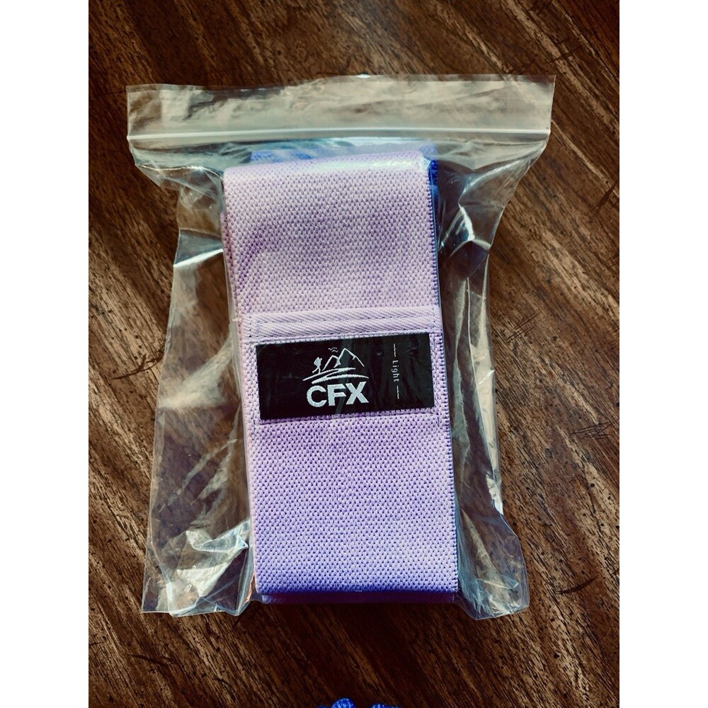 CFX NEW Set of 3 Non-Slip Resistance Bands Exercise Non-Slip Thighs Hips Glutes